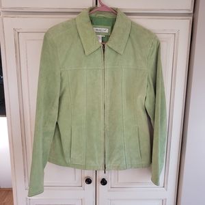 Coldwater Creek Suede Leather Jacket